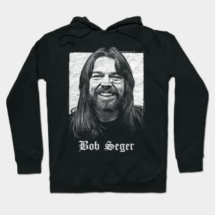 Bob Seger / Vintage Faded Style Fan Design Hoodie